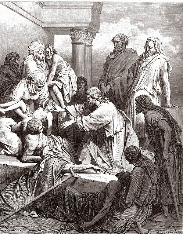 GESU CURA GLI AMMALATI MATTEO 15,30